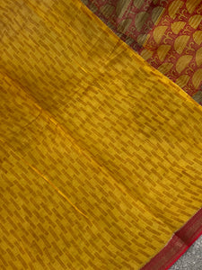 Mangalgiri Border Detailed Chanderi Silk Saree | RGD538