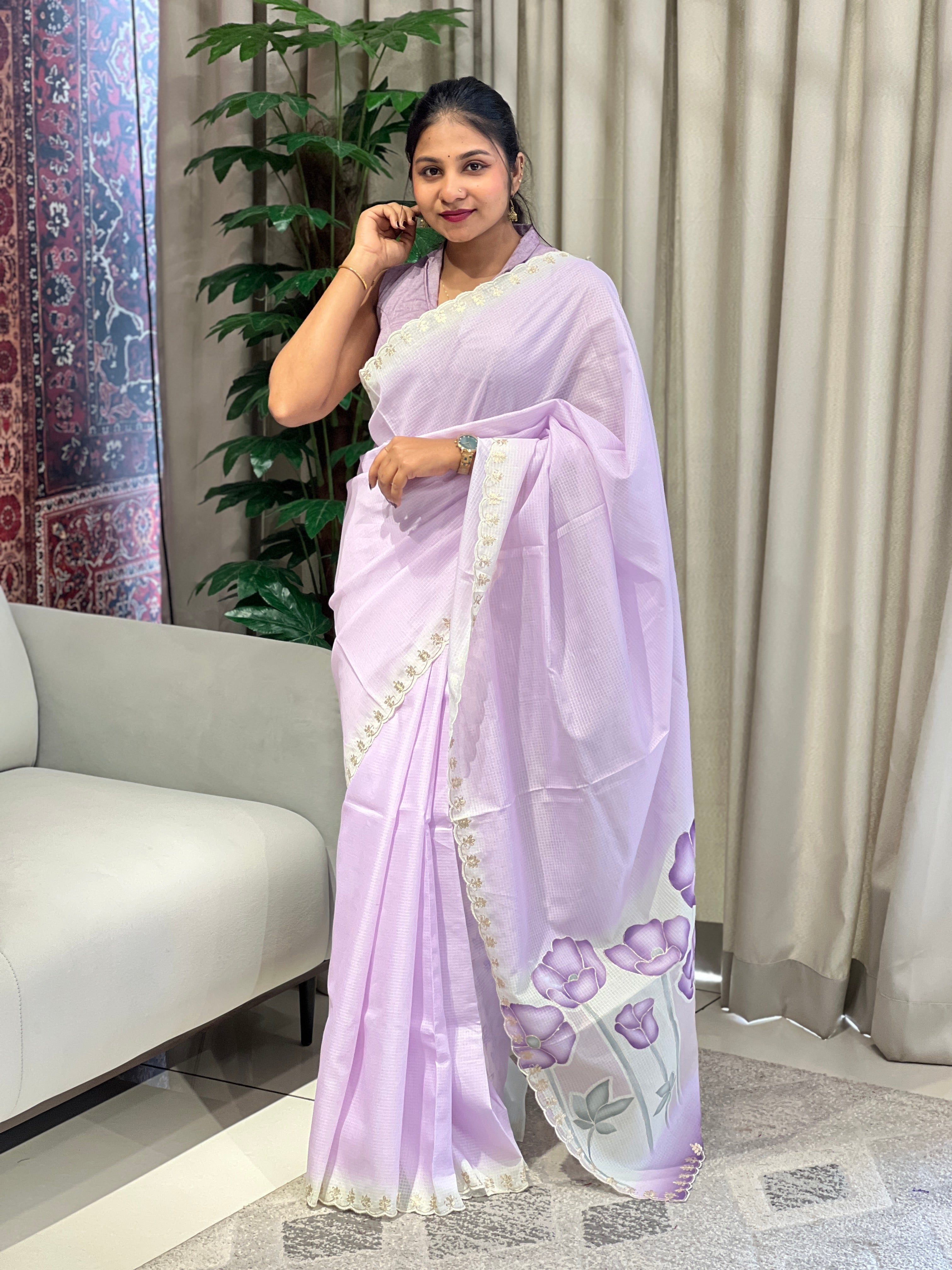 Pita Work Detailed Silky Kota Saree | BLD1815