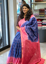 Dip Dyed Bhagalpuri Linen Saree | US188