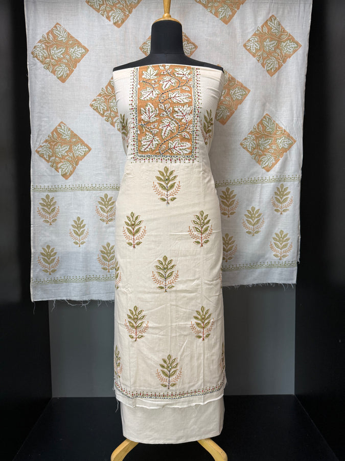 Block Printed Cotton Salwar Set | MT135