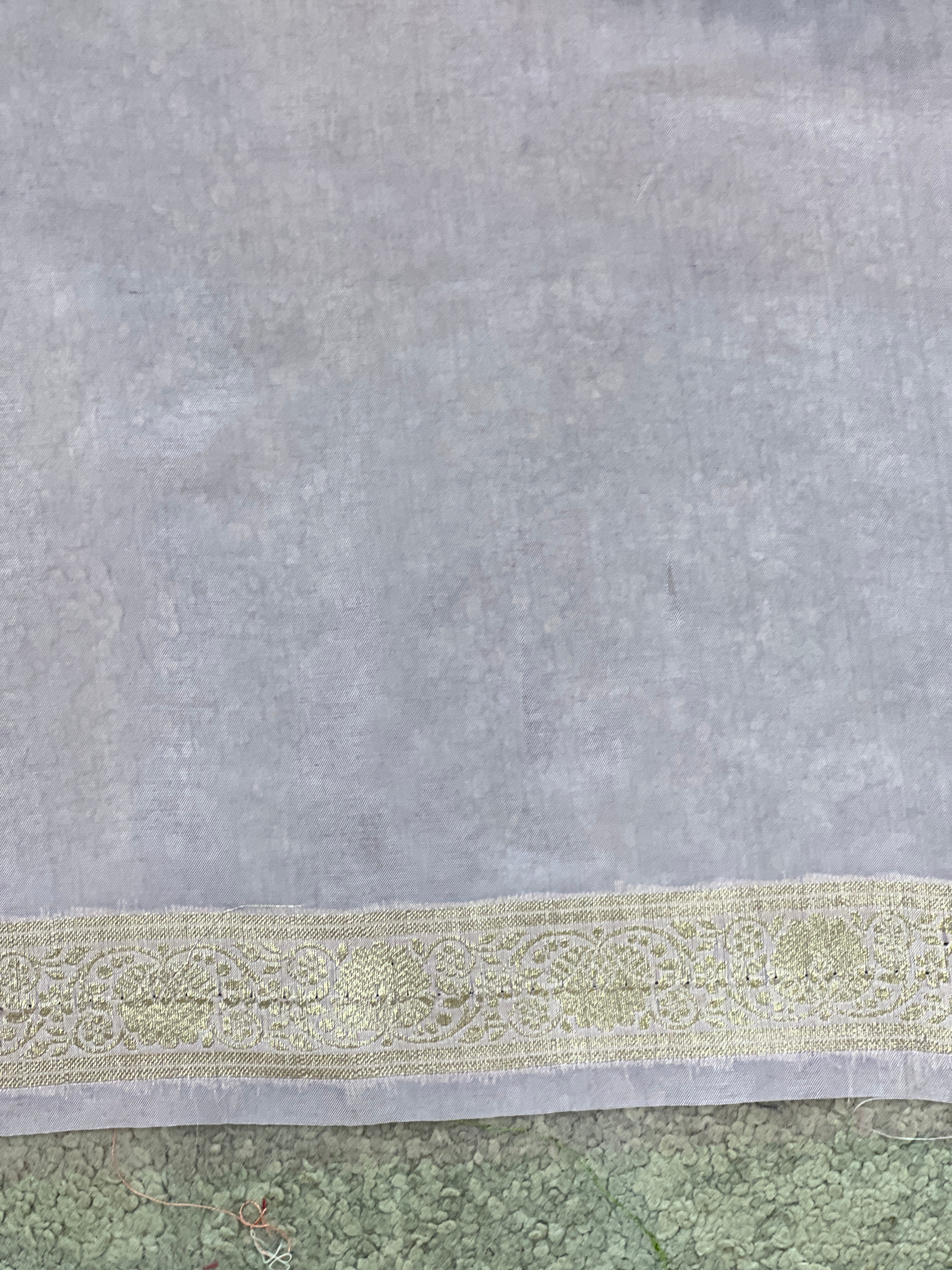 Stripe Pattern Organza Saree | MB134