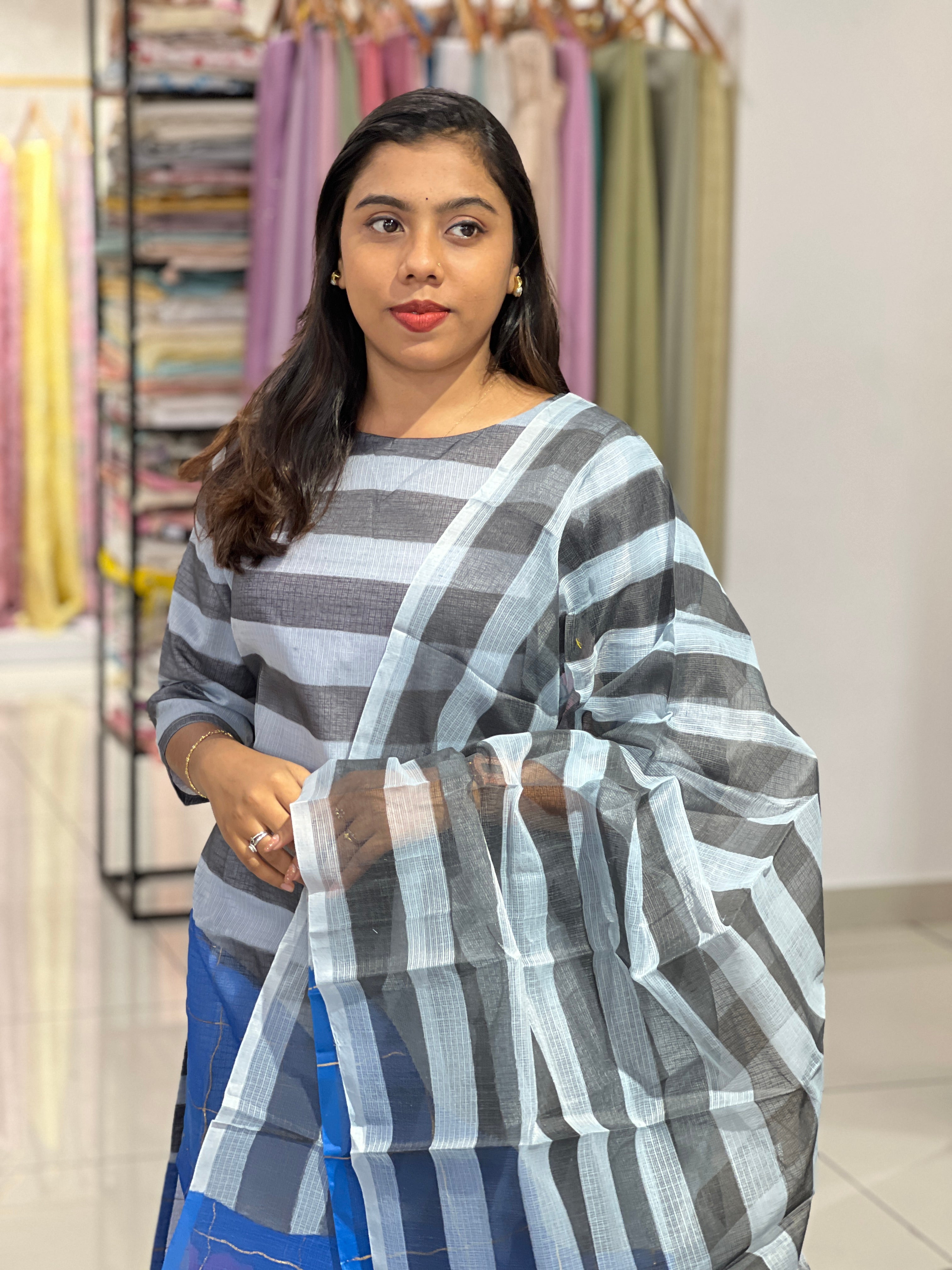 Printed Kota Kurta Set | IHP122