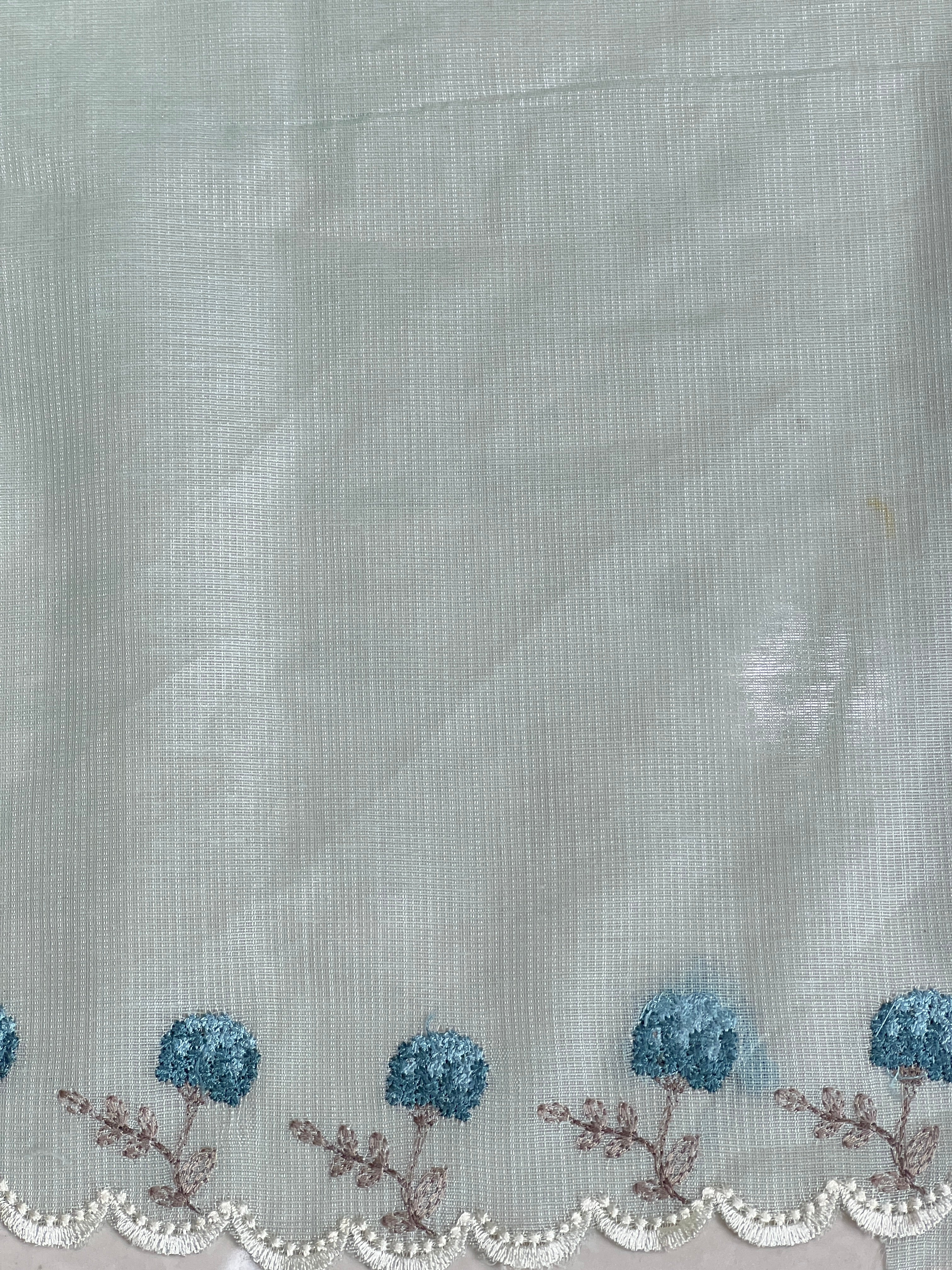 Floral Machine Embroidery Detailed Kota Saree | PKS166