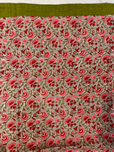 Printed Dot patterned Cotton Saree | SFA112