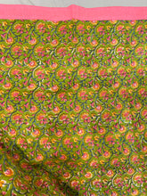 Printed Dot patterned Cotton Saree | SFA110