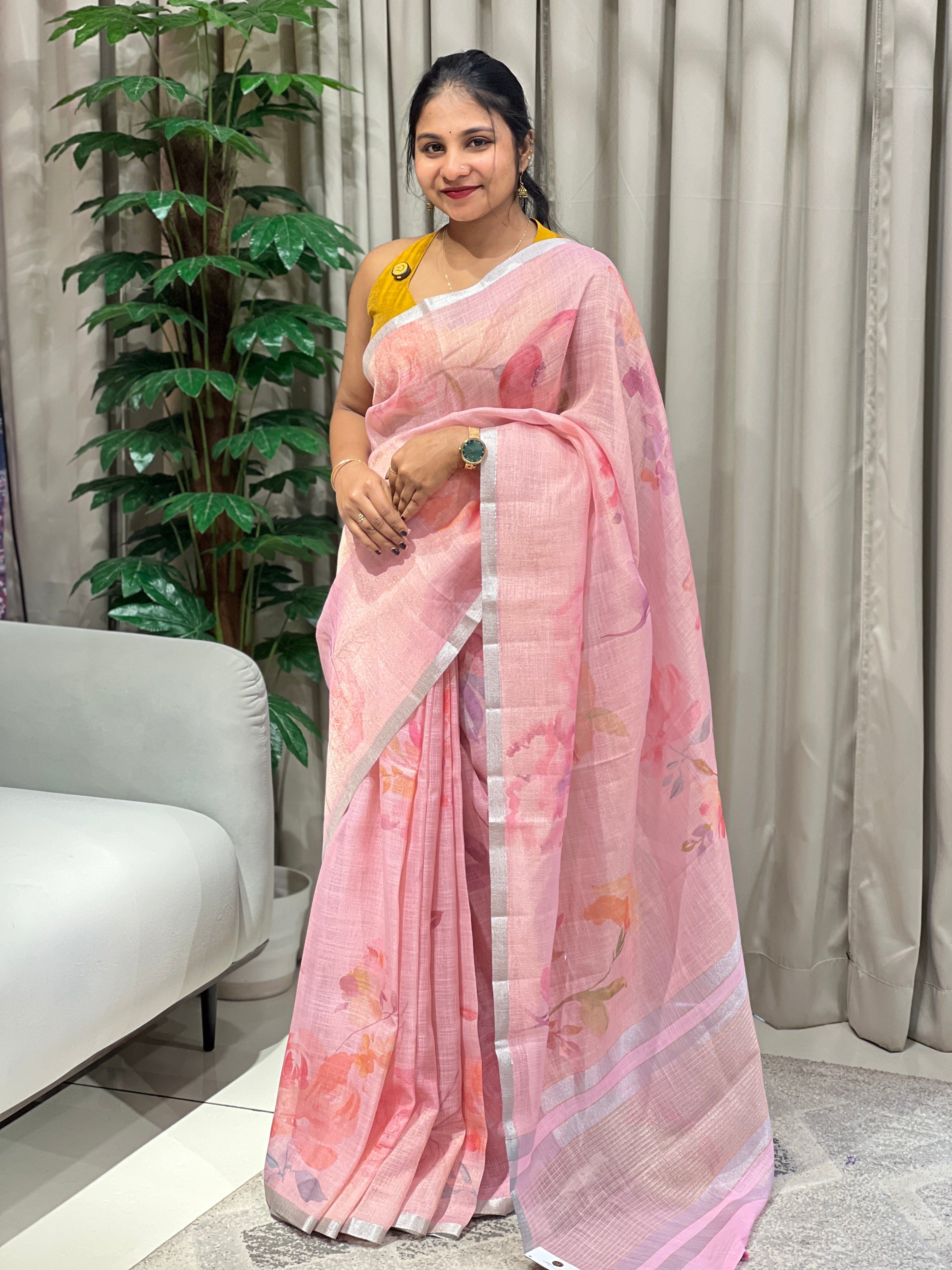 Floral Digital Printed Kota Saree | YNG771