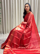 Zari Woven Floral Patterned Semi Silk Saree | NN240