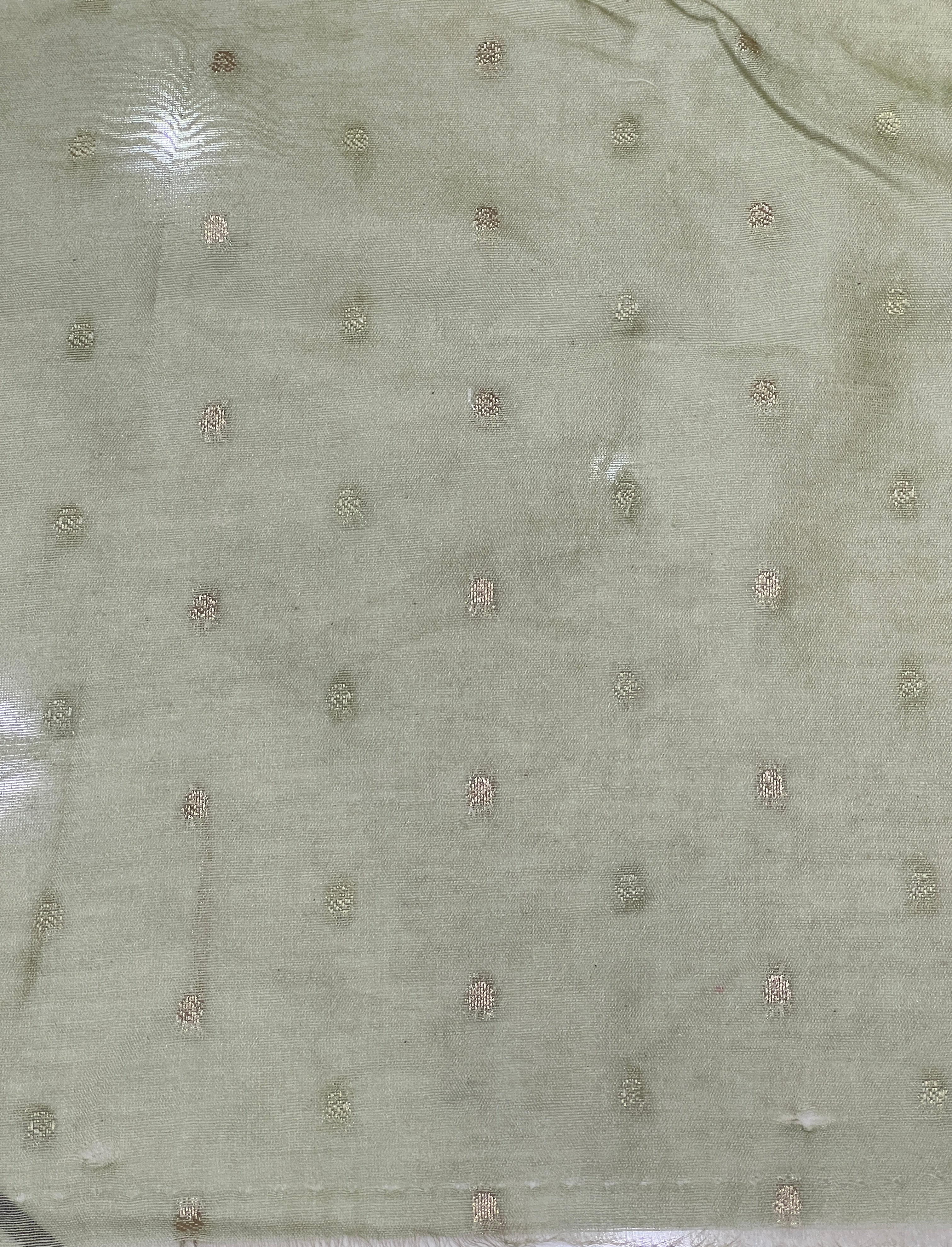 Floral Applique Patterned Organza Saree | MM357