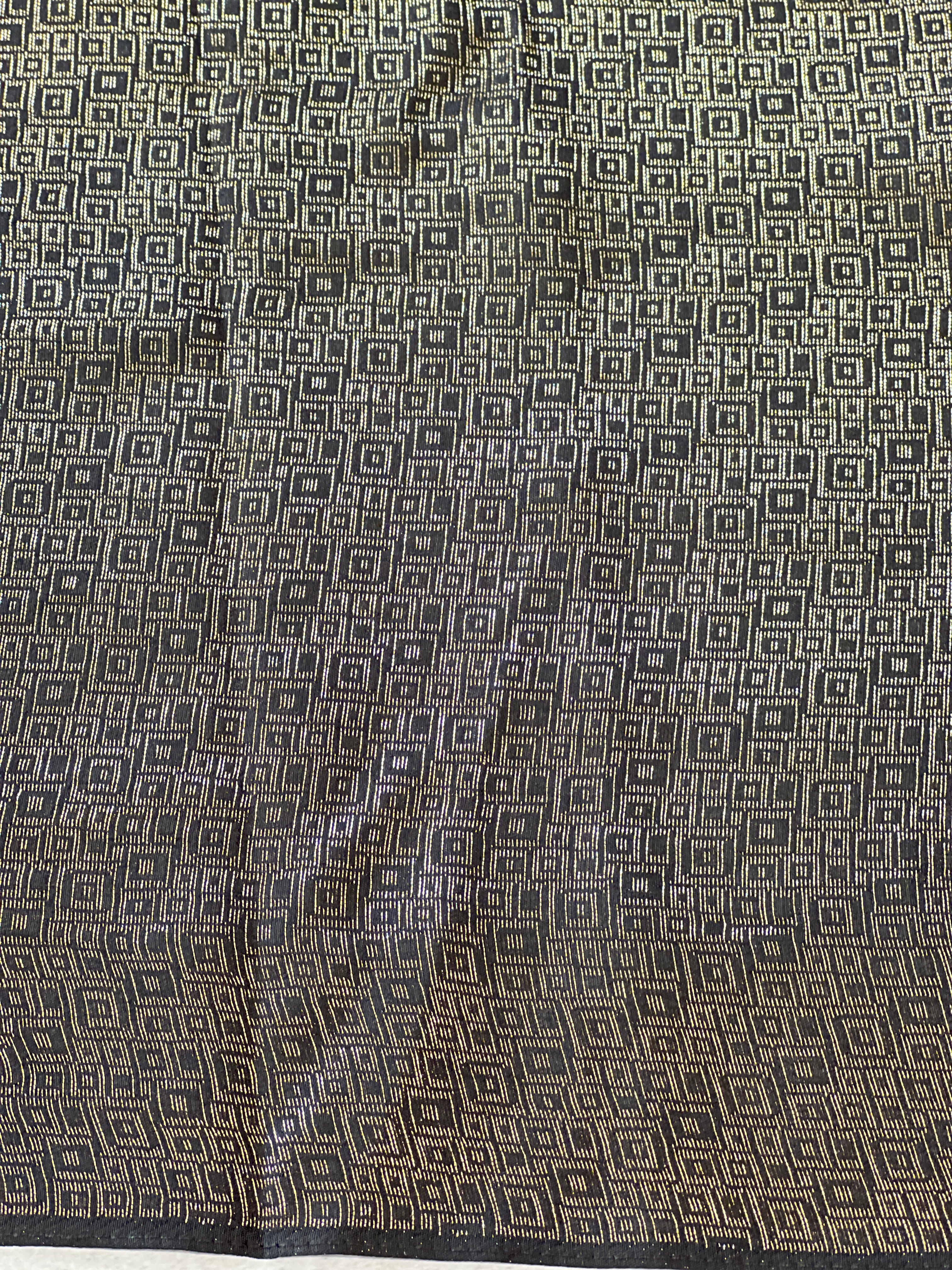 Geometric Woven Pattern Semi Tussar Saree | RS145