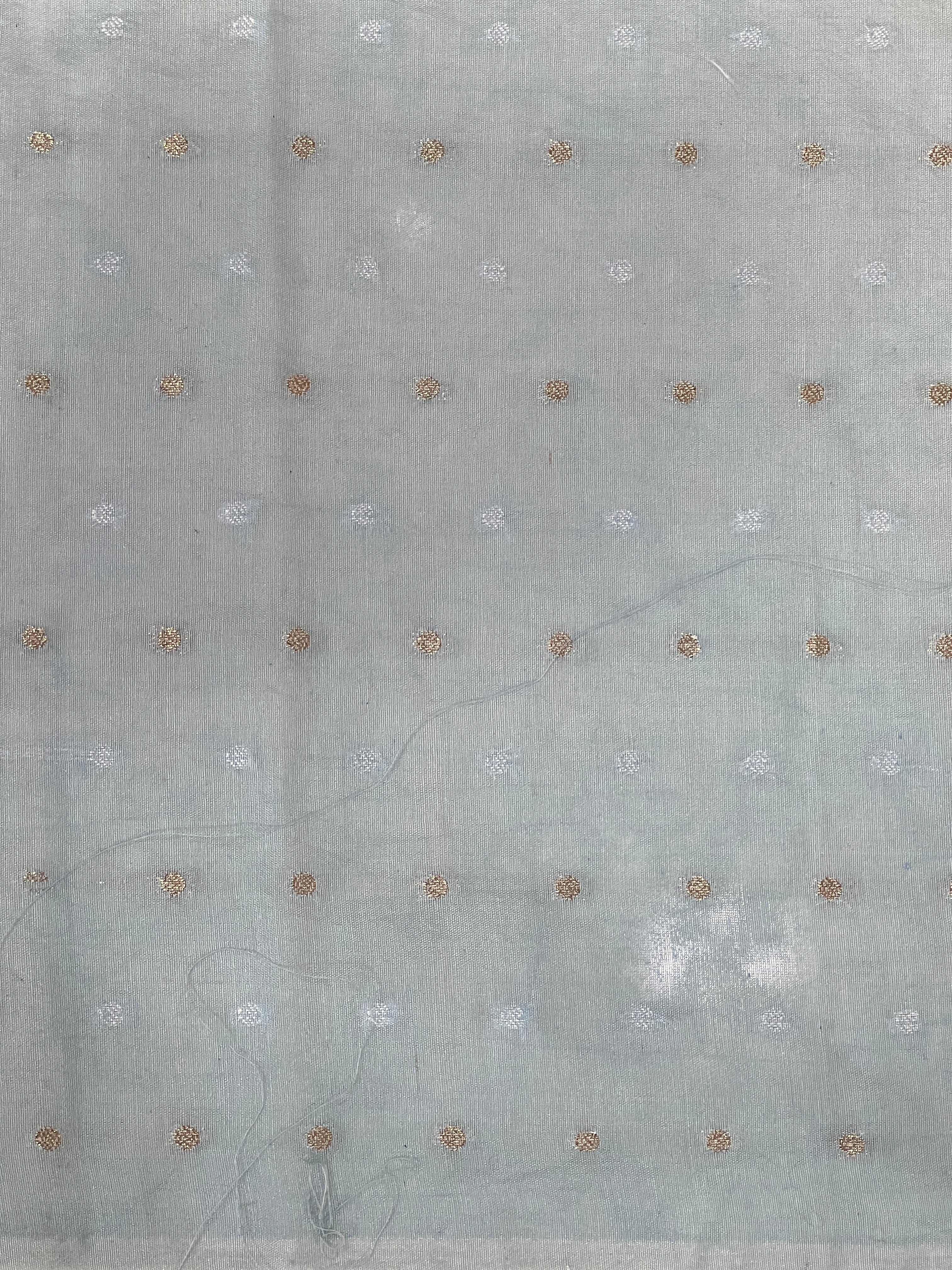 Floral Applique Patterned Organza Saree | MM338