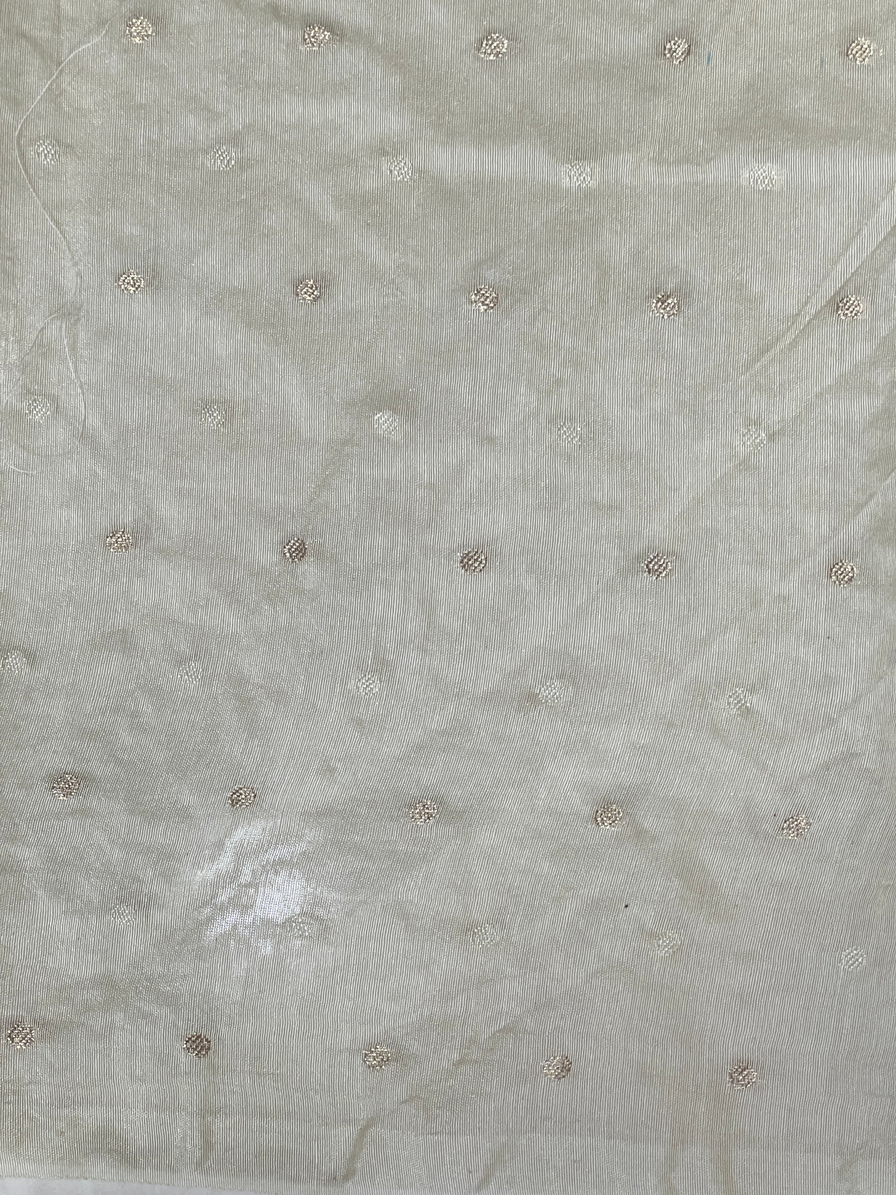 Floral Applique Patterned Organza Saree | MM339