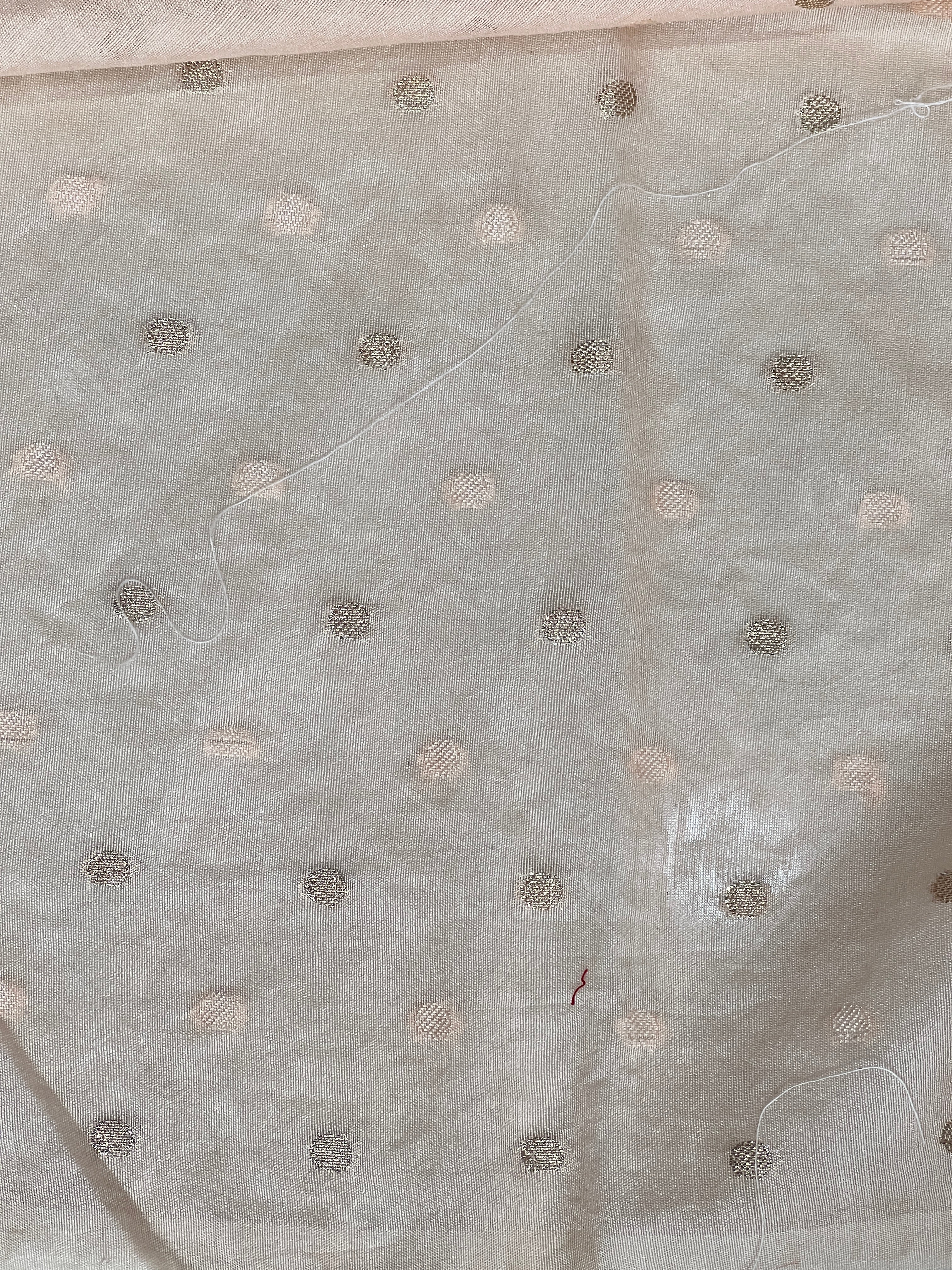 Floral Applique Patterned Organza Saree | MM340