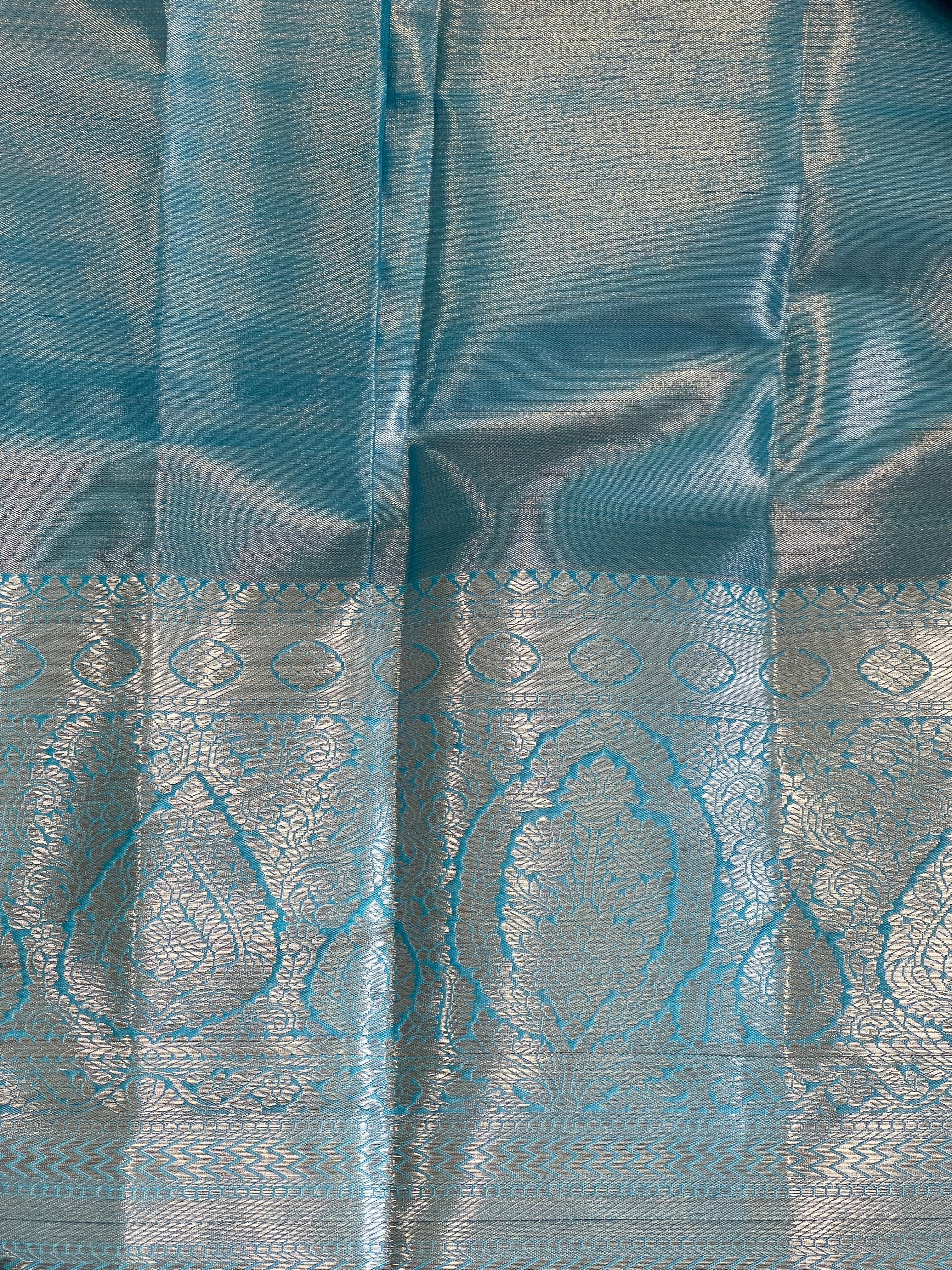 Floral Pattern Semi Silk Saree | GAS139