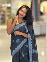 Block Printed Cotton Saree | SFA121