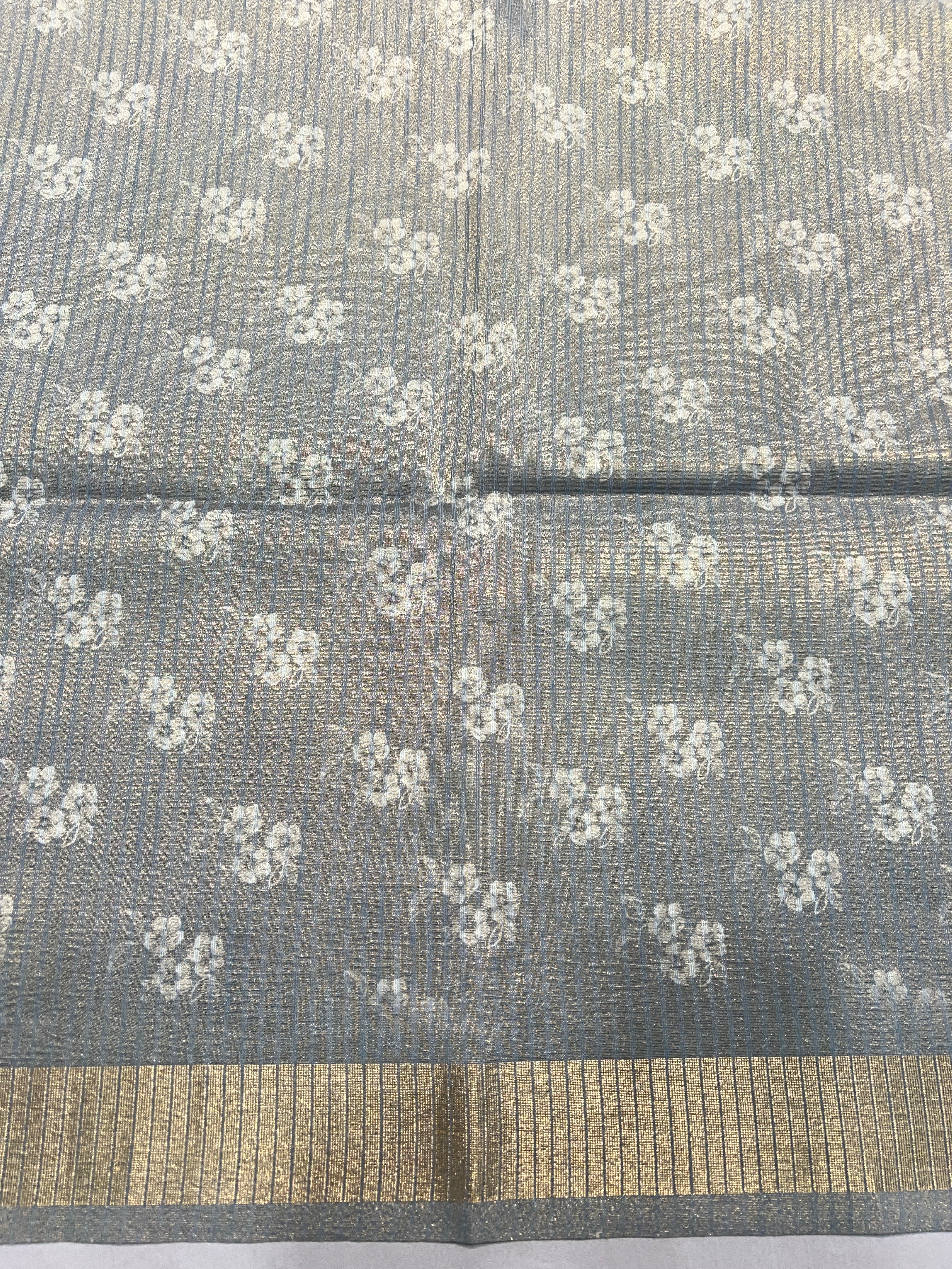 Tissue Woven Semi Silk Saree | SSN270