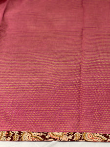 Block Printed Cotton Saree | SFA102