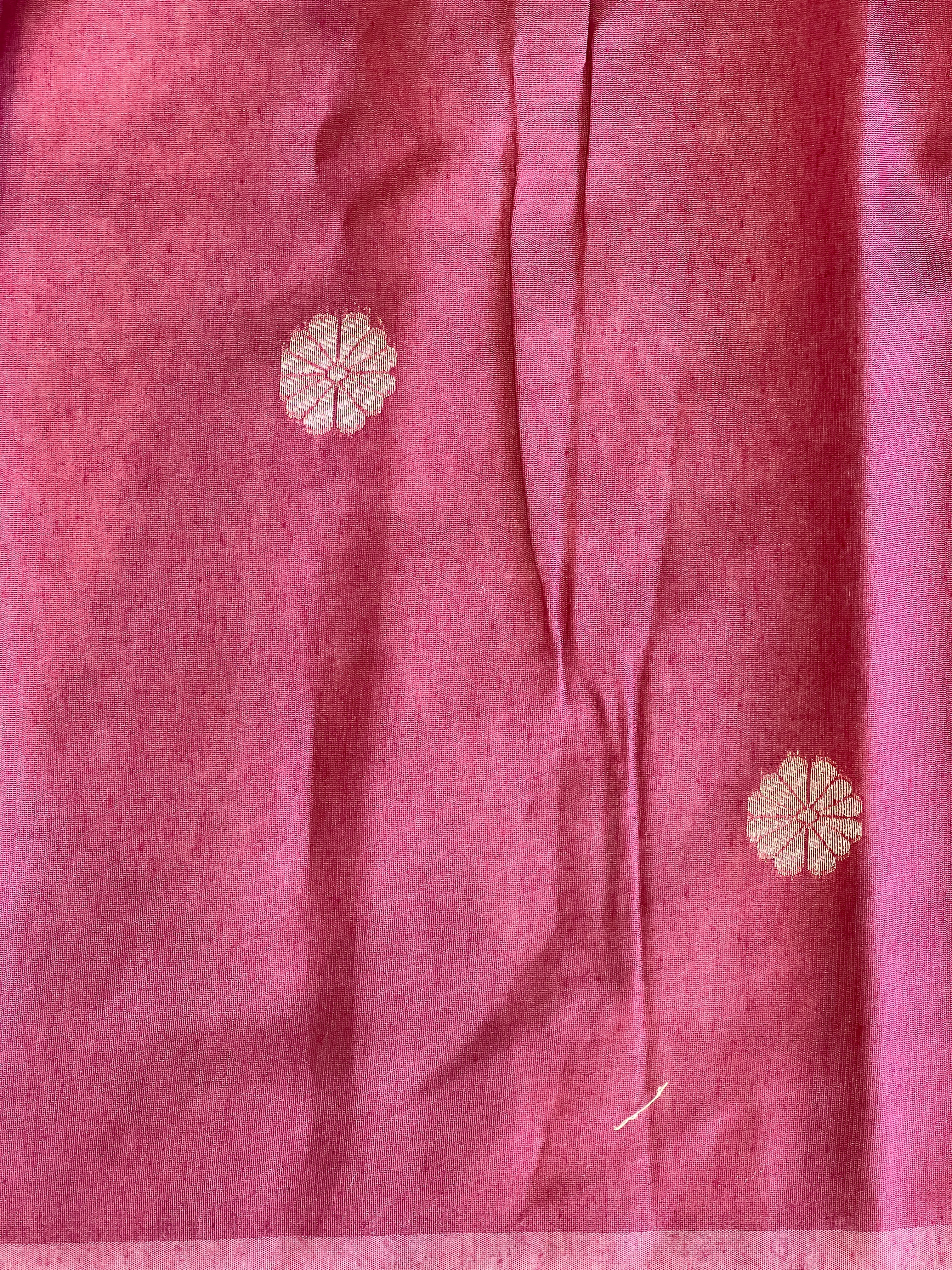 Jamdani Woven Semi Organza Saree | YNG699