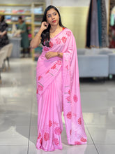 Block Printed Soft Cotton Saree | SFA125