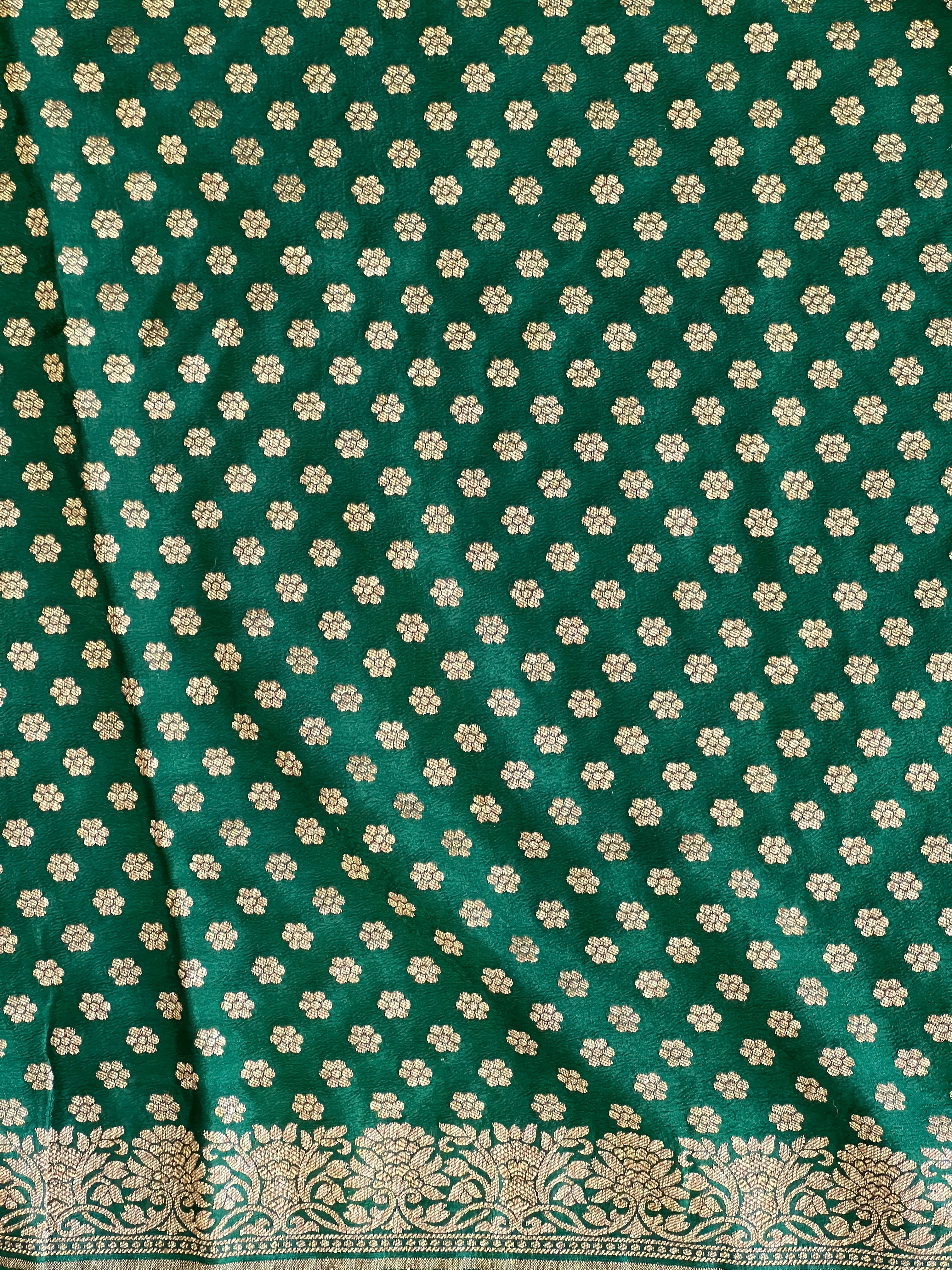 Banarasi Woven Chinon Saree | YNG719