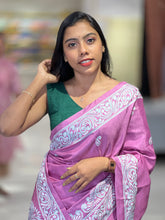 Paisley Printed Semi Tussar Saree | GAR153