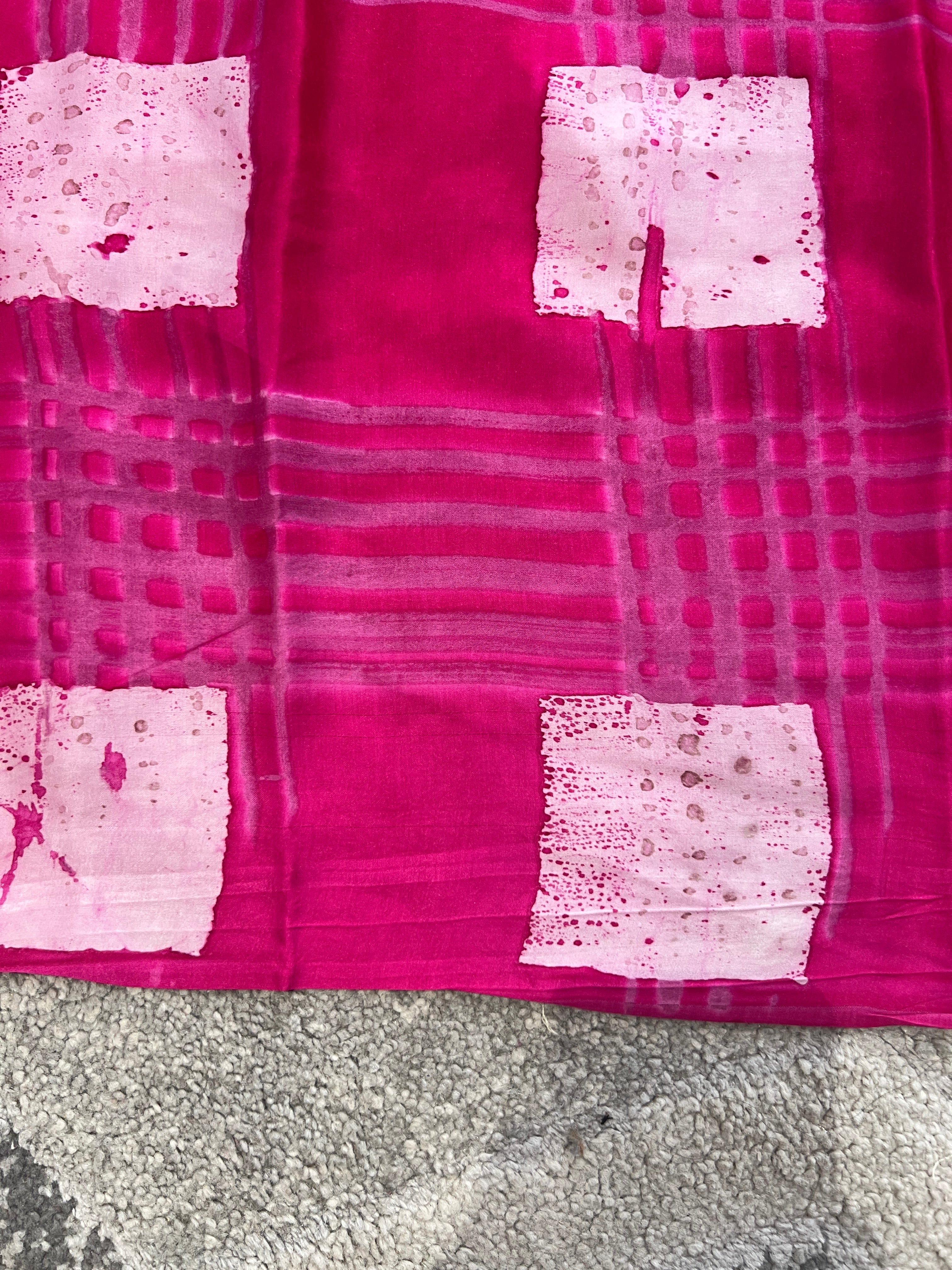 Block Printed Modal Saree | JKL537