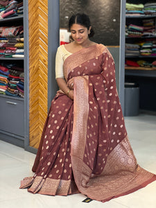 Banarasi Weaving Georgette Saree | YNG249