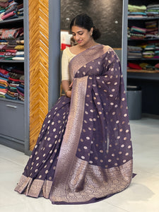 Banarasi Weaved Georgette Saree | YNG256