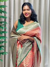 Zari Woven Floral Patterned Banarasi Silk Saree | KAC161