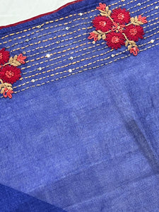 Geometrical Weaving Design  Tussar Silk Saree | RGD337