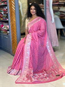 Banarasi Weaving Georgette Saree | YNG347