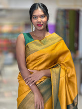 Traditional Zari Woven Brocade Patterned Semi Silk Saree | KAC148