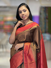 Traditional Zari Woven Brocade Patterned Semi Silk Saree | KAC154