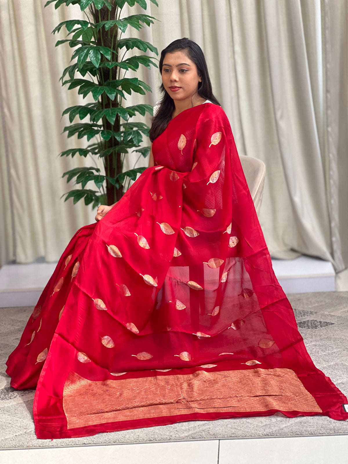 Sona Chandi Woven Pattern Silky Kota Saree | RS151