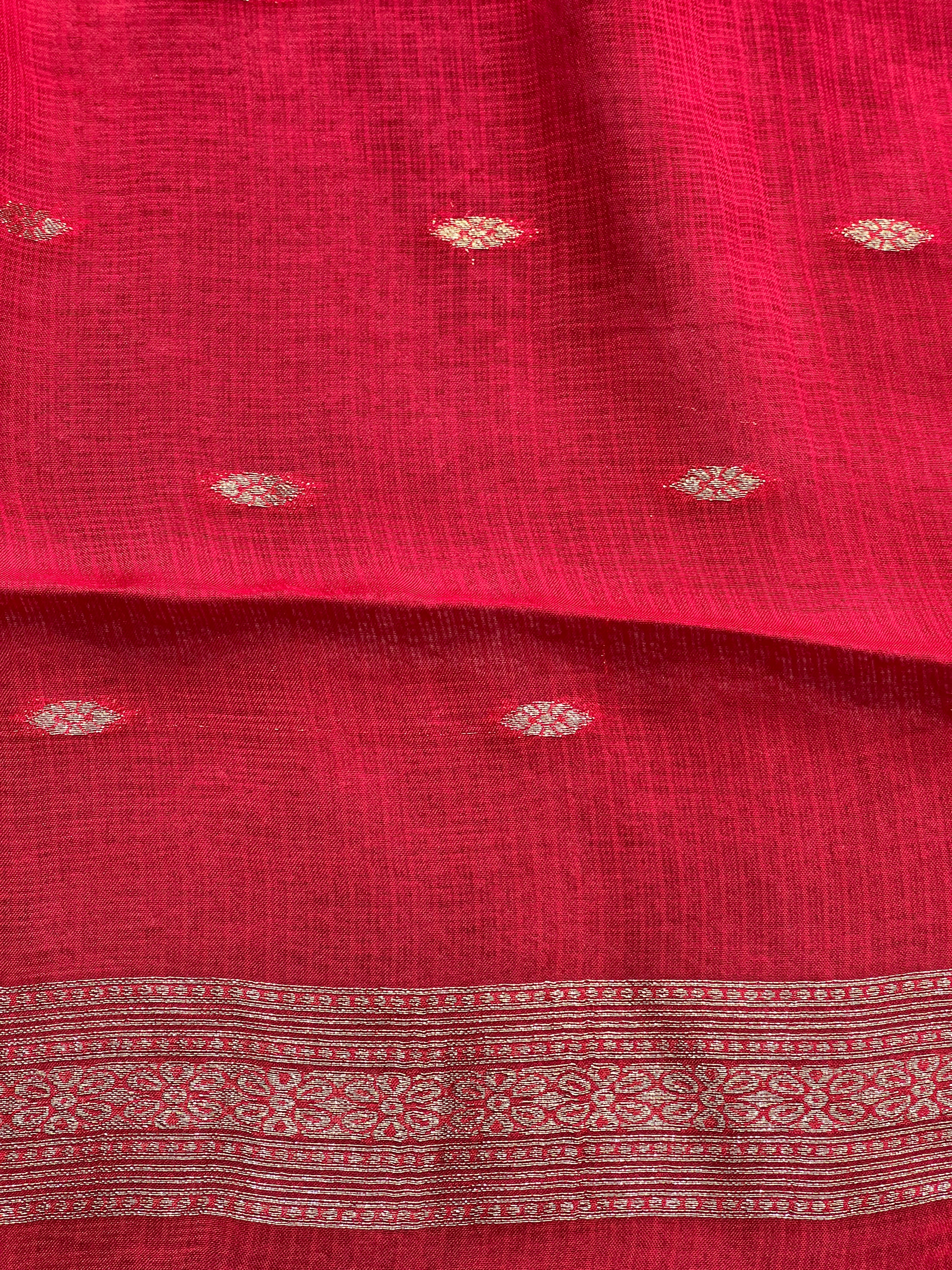 Sona Chandi Woven Pattern Silky Kota Saree | RS151