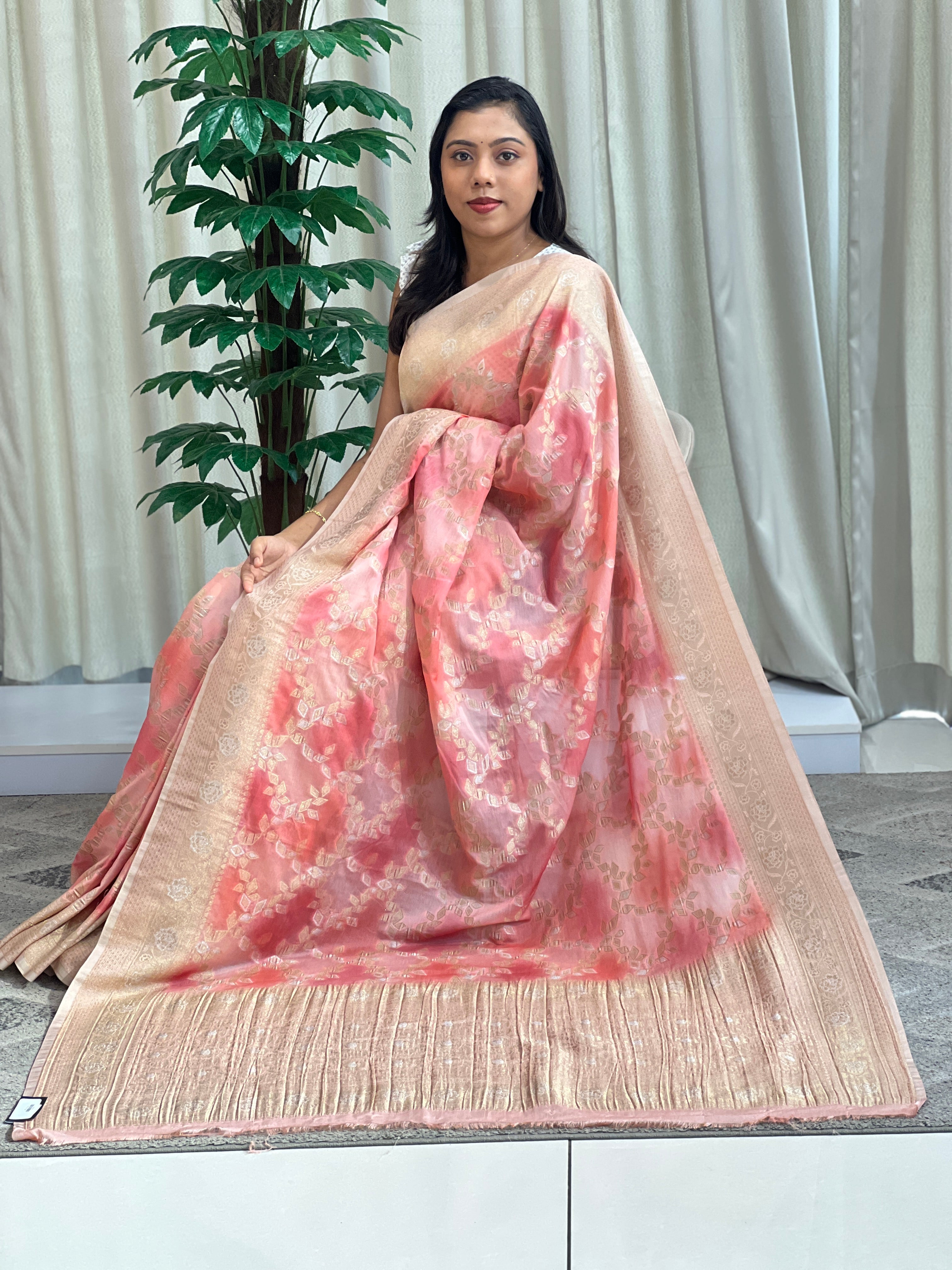 Rangat Pattern Georgette Saree | RS141