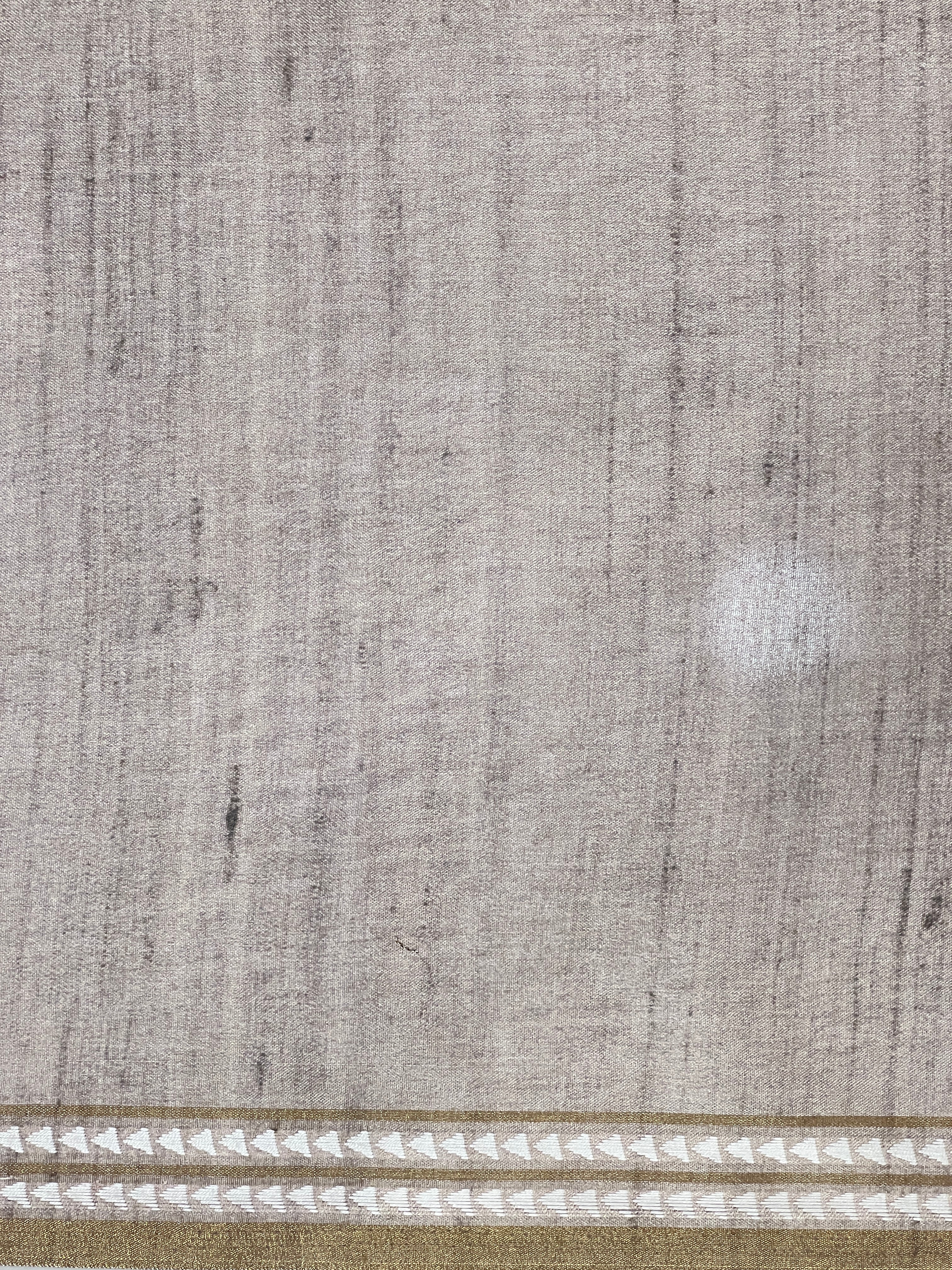 Embroidery Detailed Semi Tussar Saree | PKS173