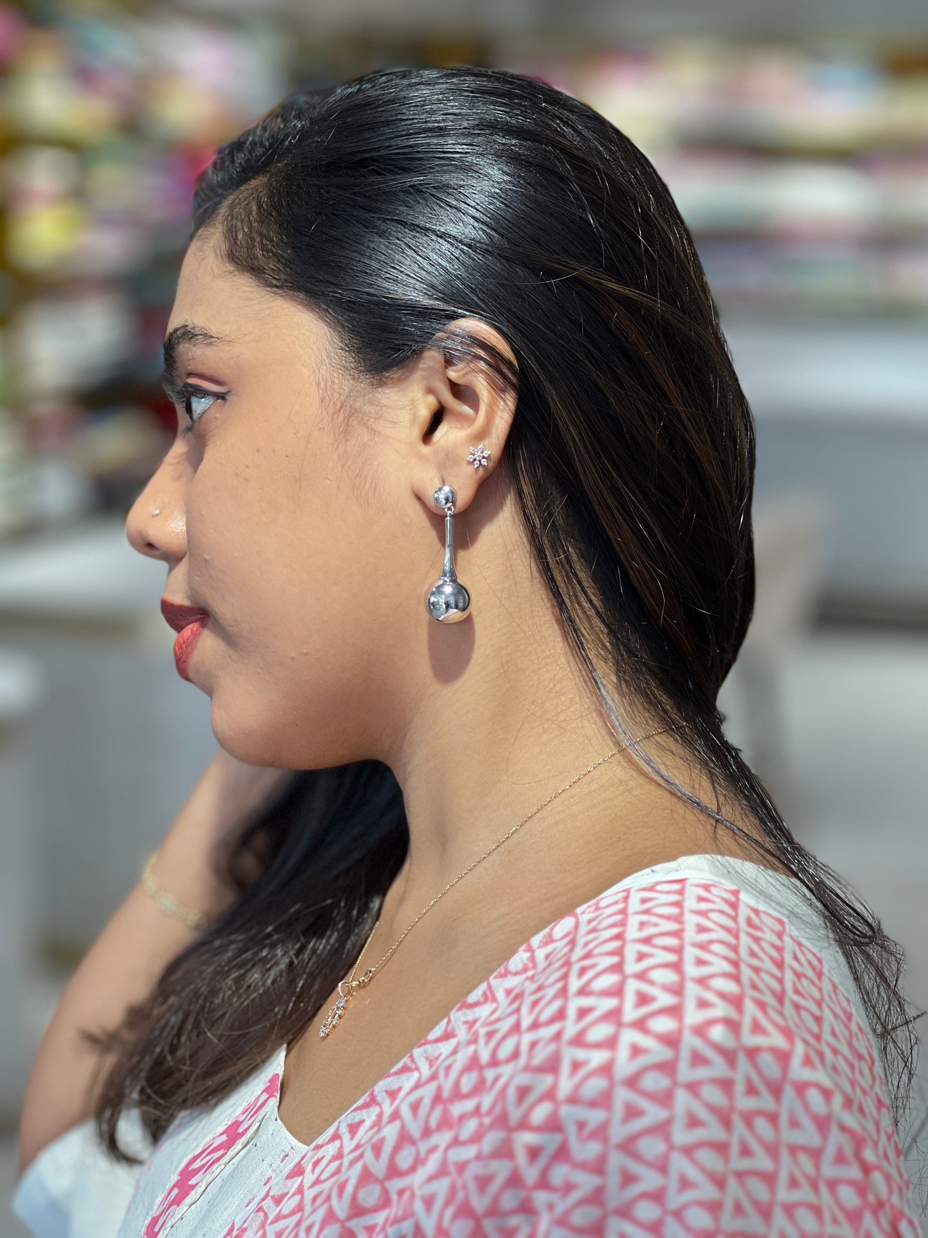 Celestial Globe Drop Earrings | JE129