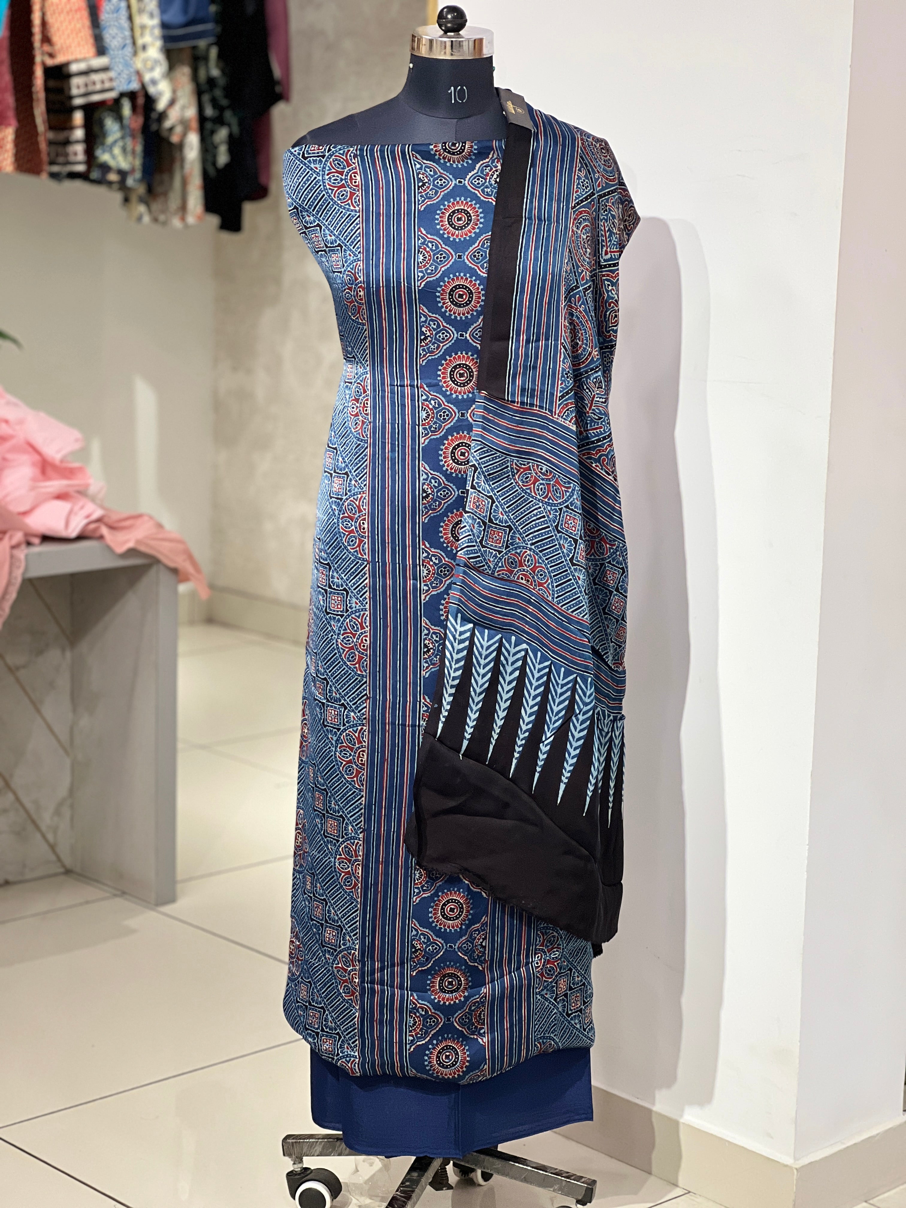 Hand Block Printed Modal Salwar Set | JT107