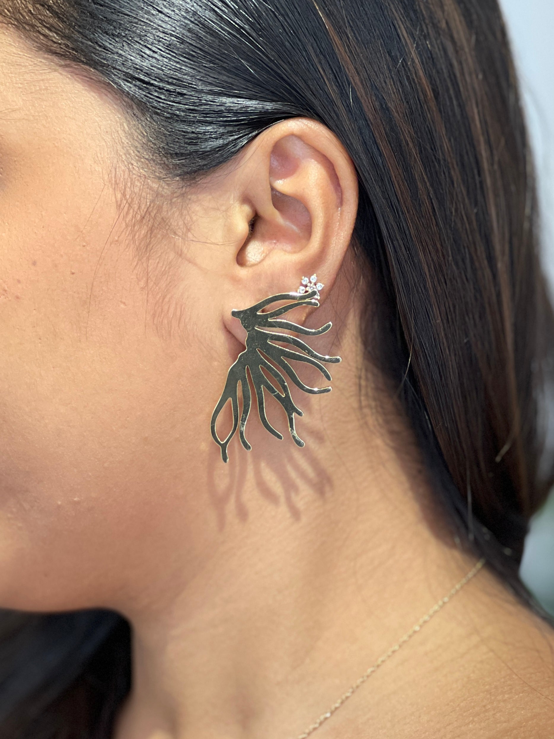Modern Botanical Earrings | JE193