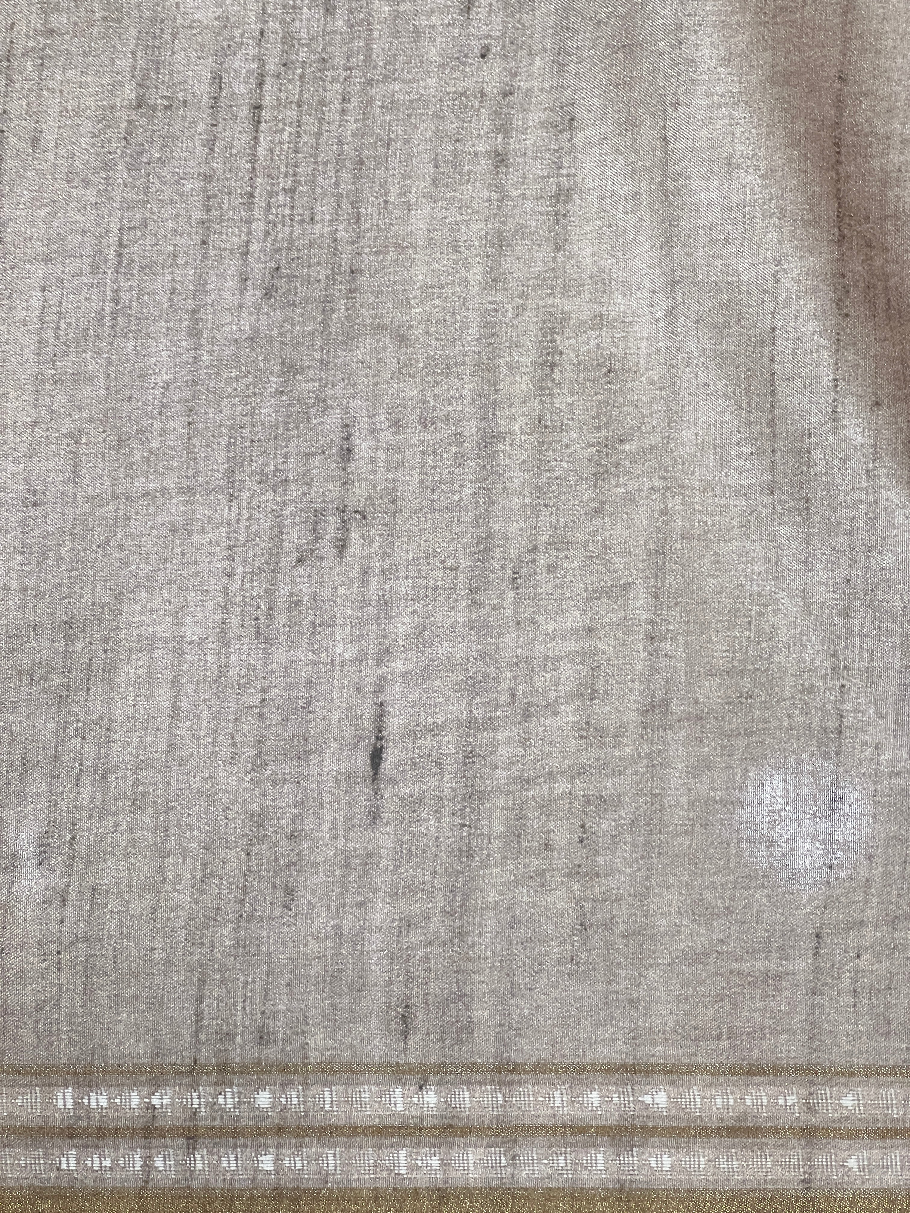 Embroidery Detailed Semi Tussar Saree | PKS172