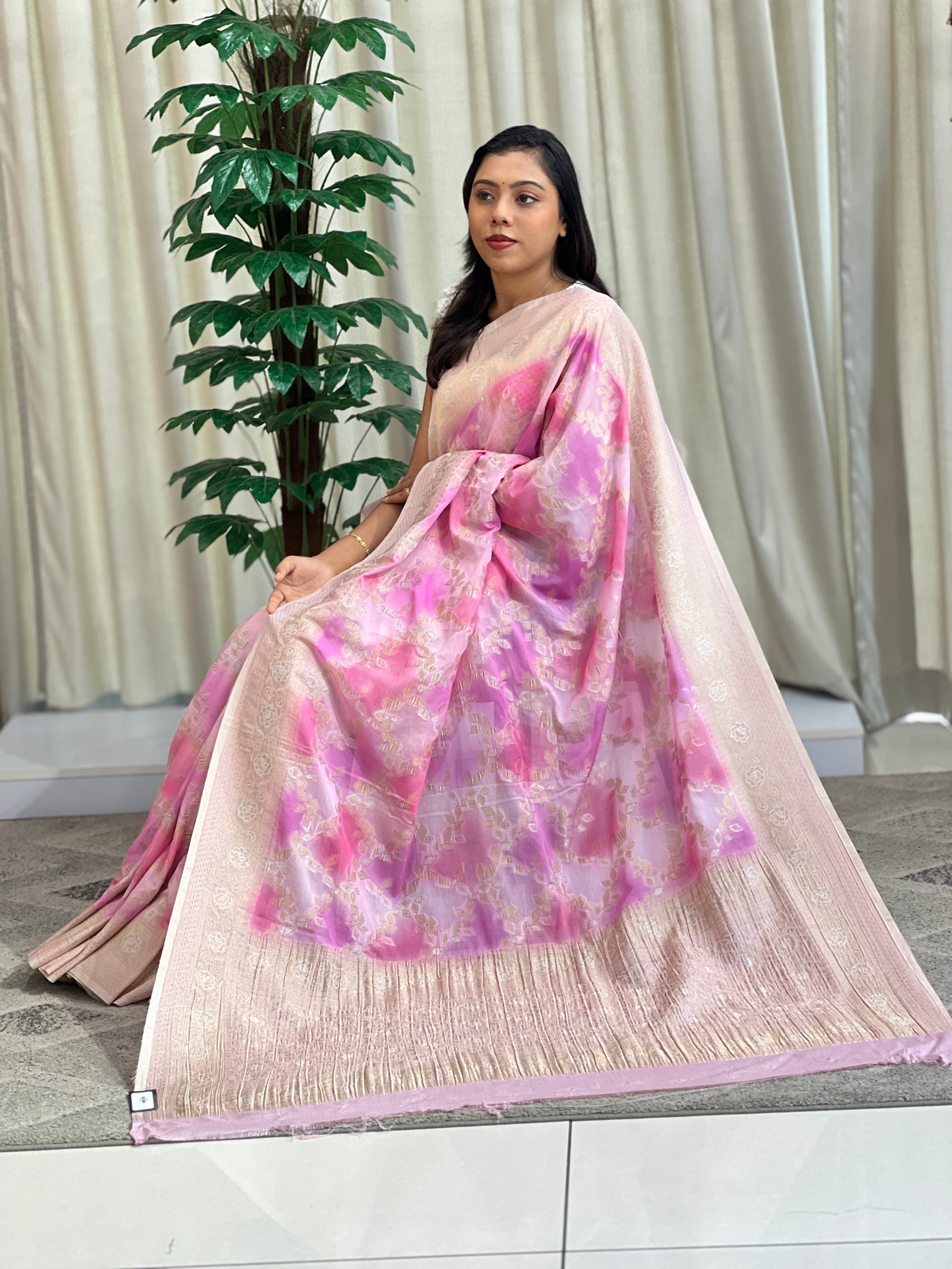 Rangat Pattern Georgette Saree  | RS139