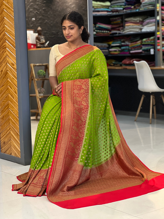 Designer Banarasi Georgette Saree Collection | RB110