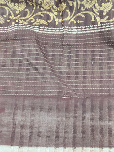 Batik Printed Chanderi Silk Saree | RGD426