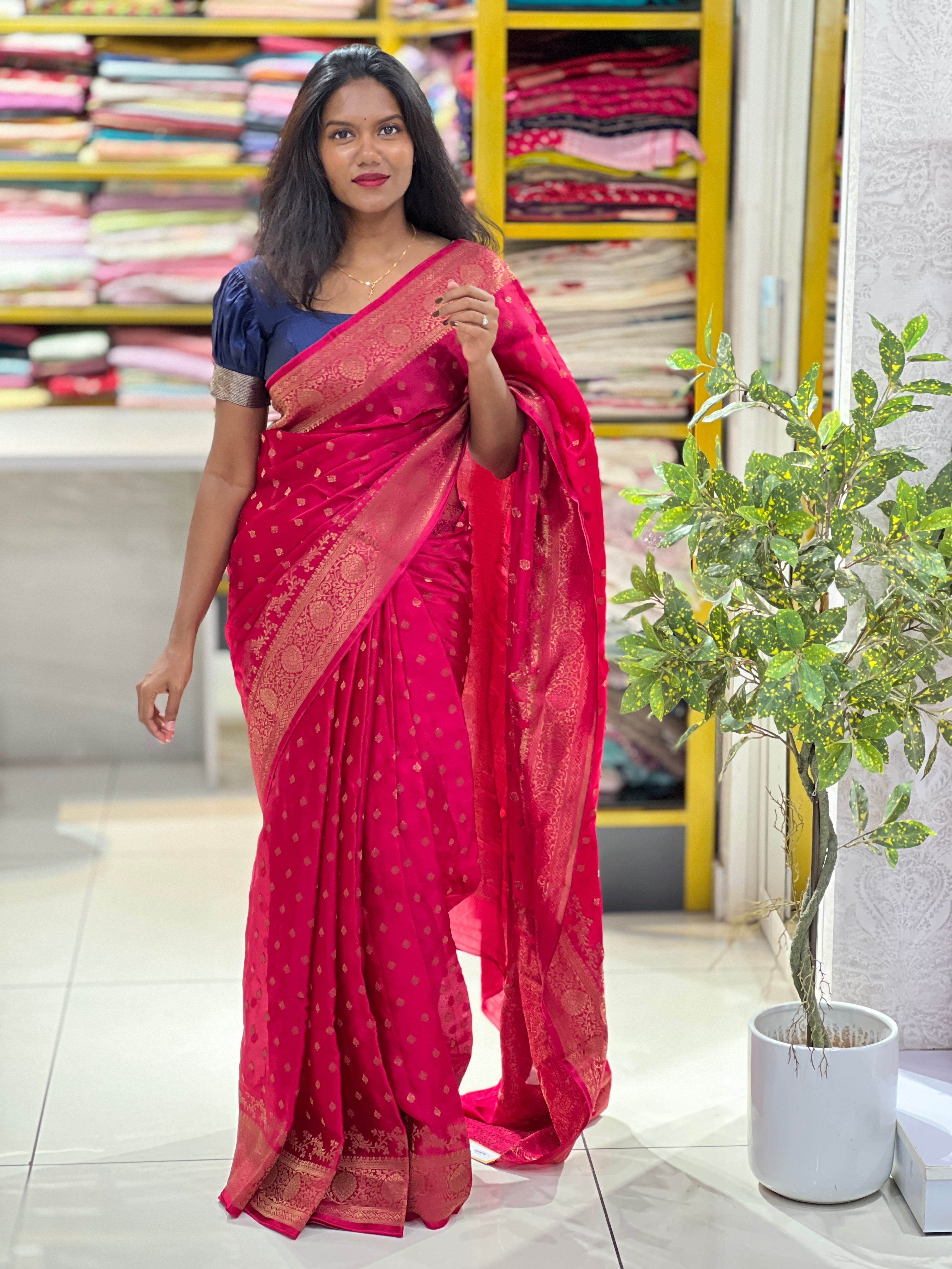Banarasi Woven Soft Silk Saree | YNG1151