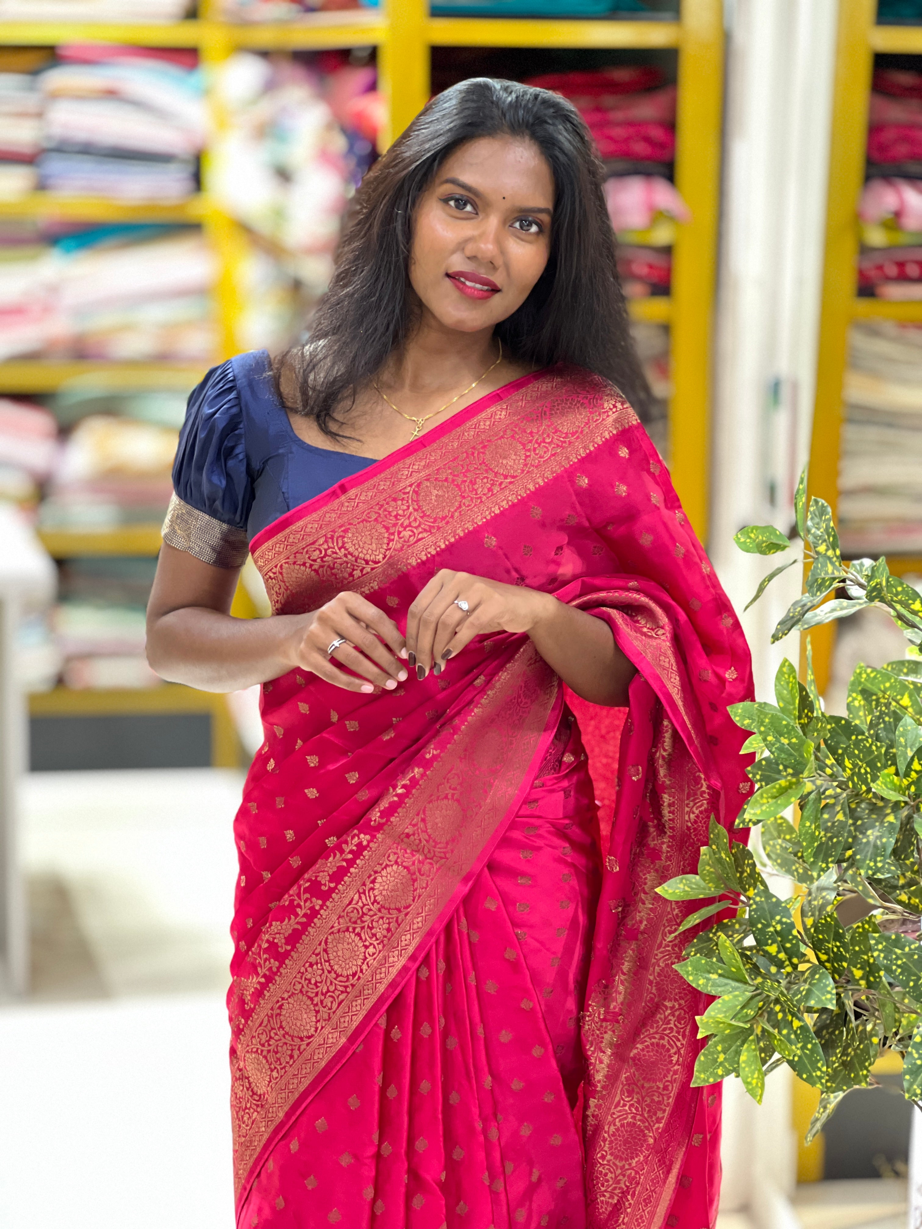 Banarasi Woven Soft Silk Saree | YNG1151