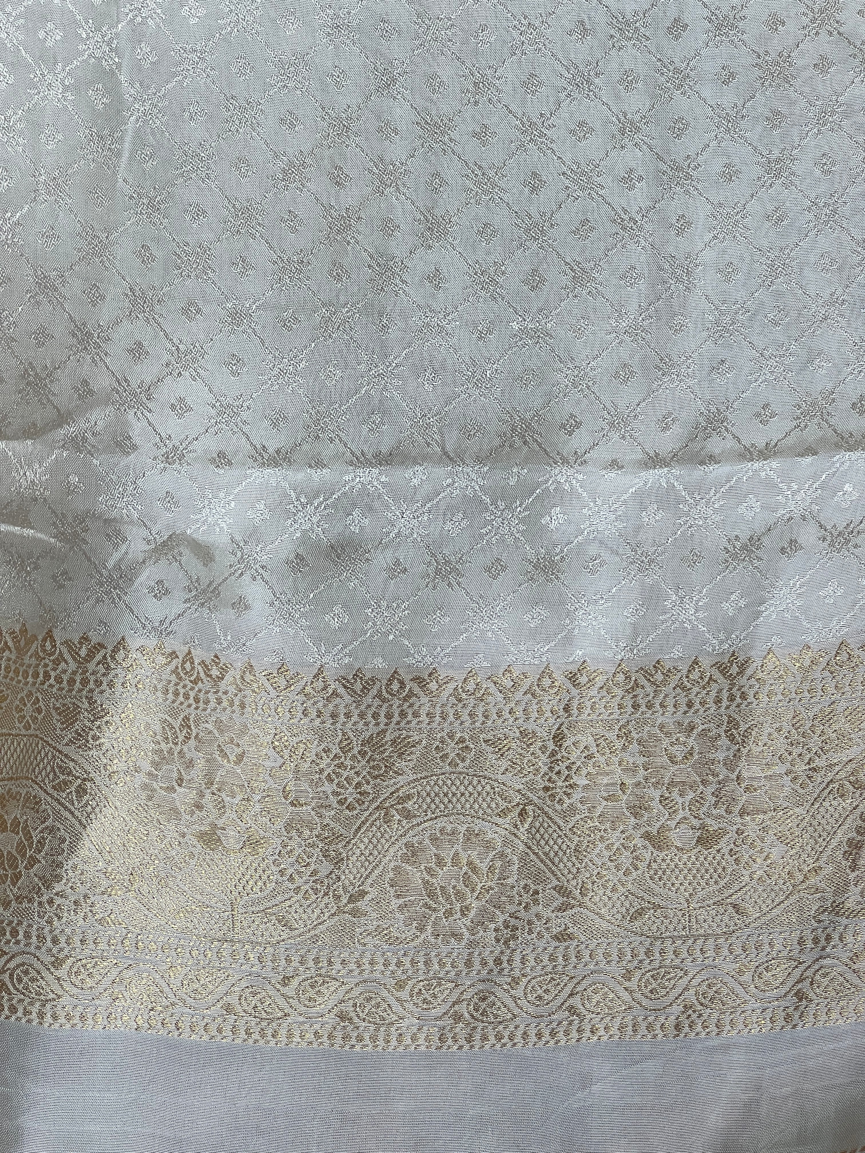 Embossed Pattern Crepe Silk  Saree | RS130