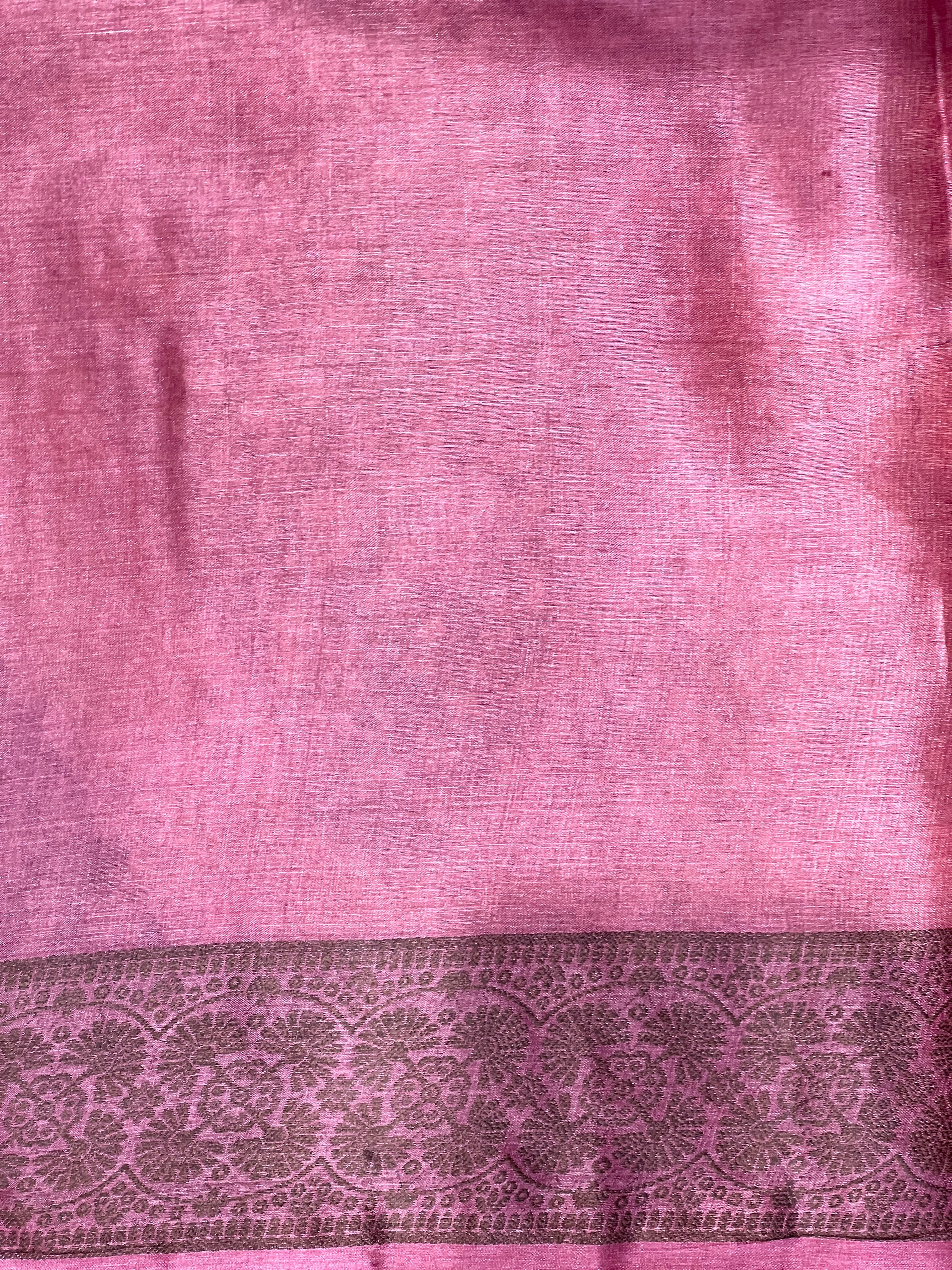 Floral Thread Woven Tussar Saree | YNG677