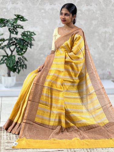 Printed Design Silk Chanderi Saree | RGD447