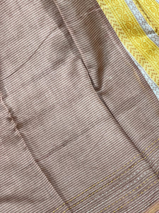 Printed Design Silk Chanderi Saree | RGD447