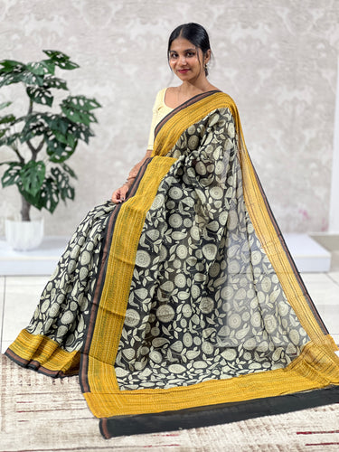 Printed Design  Silk Chanderi Saree | RGD437